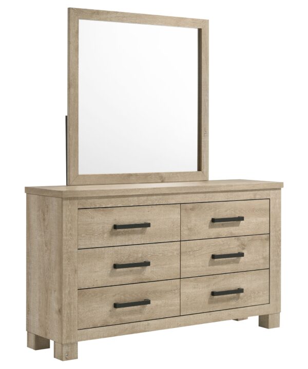 Oakglen Dresser with Mirror - Luxe Home Furnishings (Jersey City, NJ)