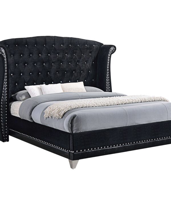 Barzini Wingback Platform Bed - Luxe Home Furnishings (Jersey City, NJ)