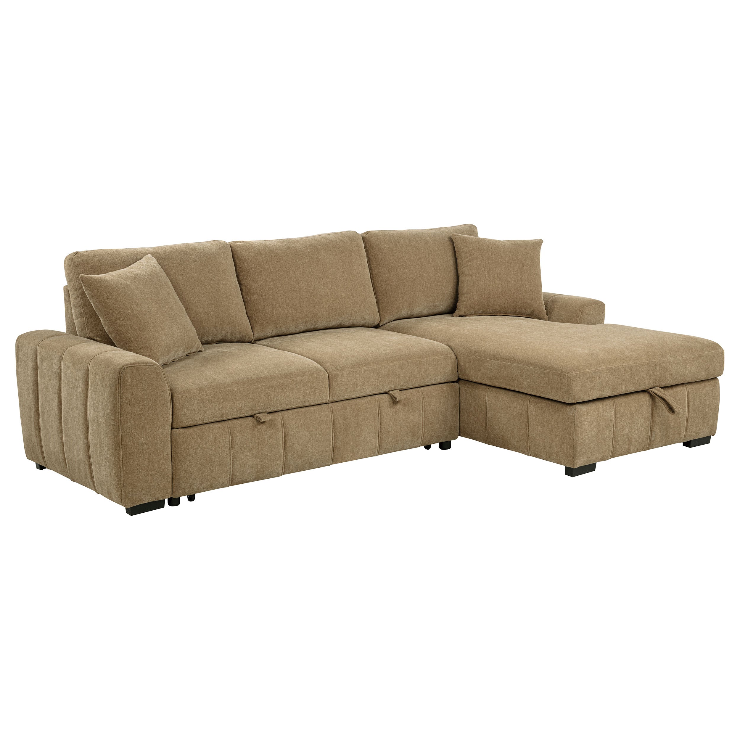 Pastrana Pull-Out Sleeper Sectional Sofa - Luxe Home Furnishings (Jersey City, NJ)