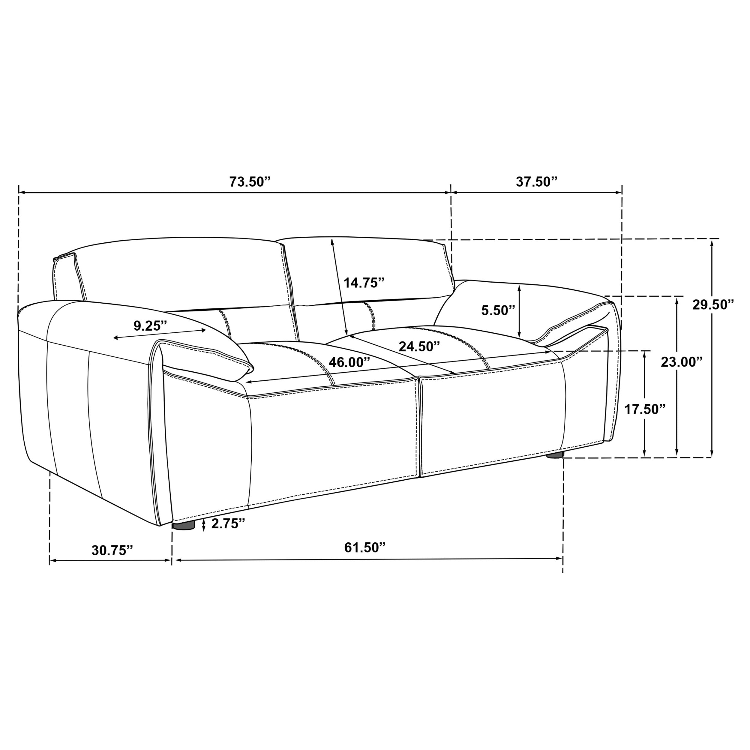 Buxton Loveseat - Luxe Home Furnishings (Jersey City, NJ)