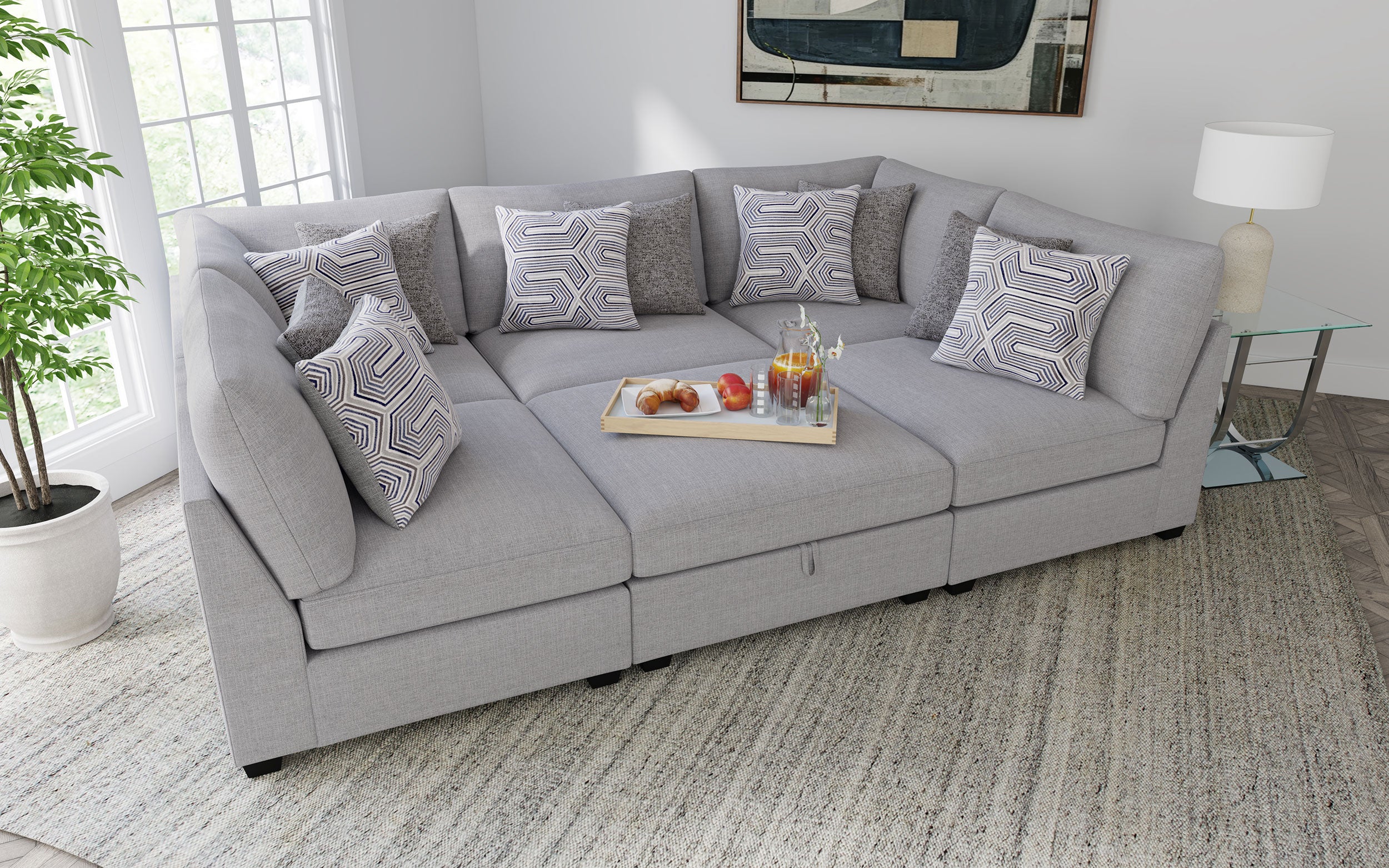 Cambria Modular Sectional Sofa - Luxe Home Furnishings (Jersey City, NJ)