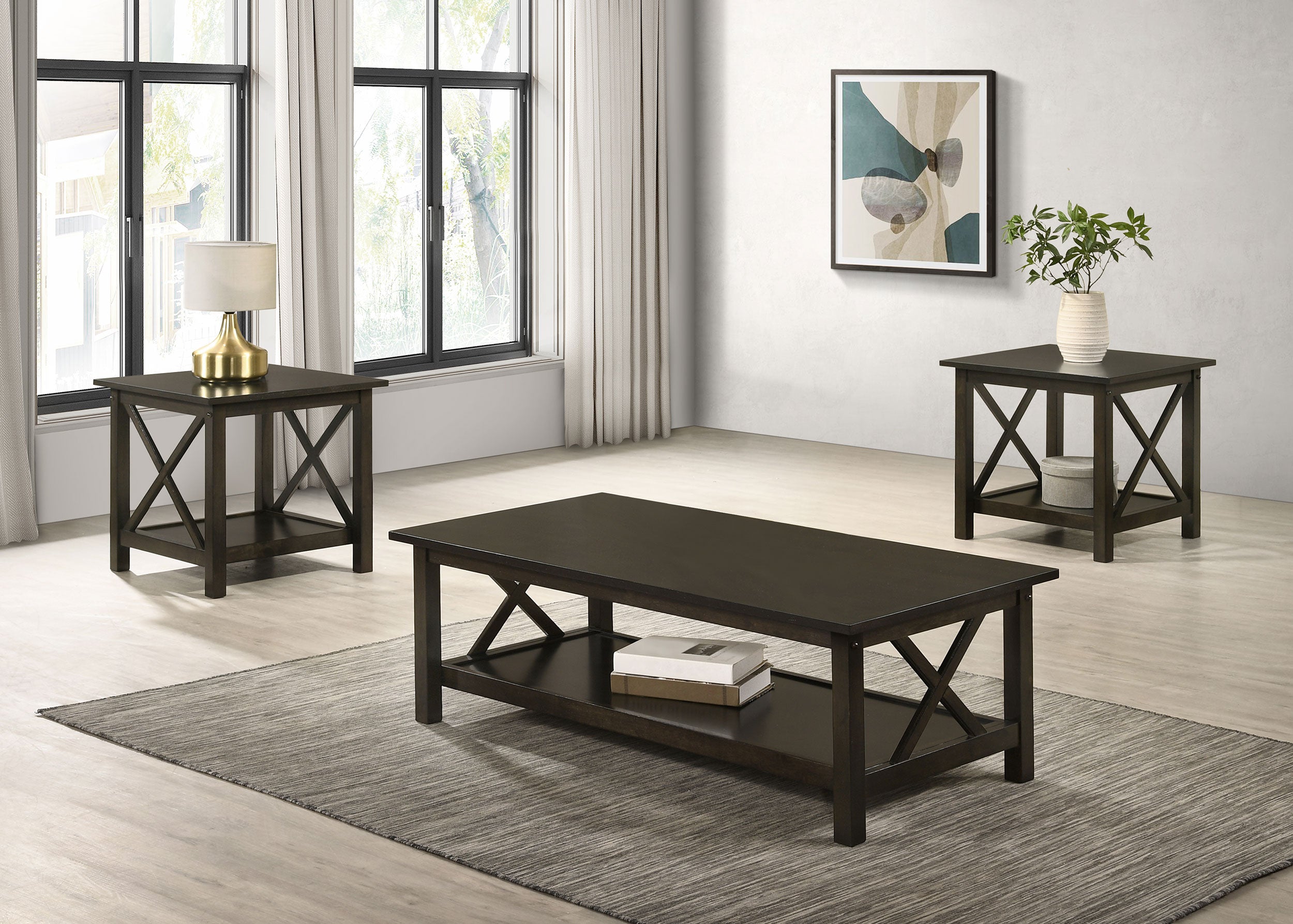 Rachelle Coffee Table Set - Luxe Home Furnishings (Jersey City, NJ)