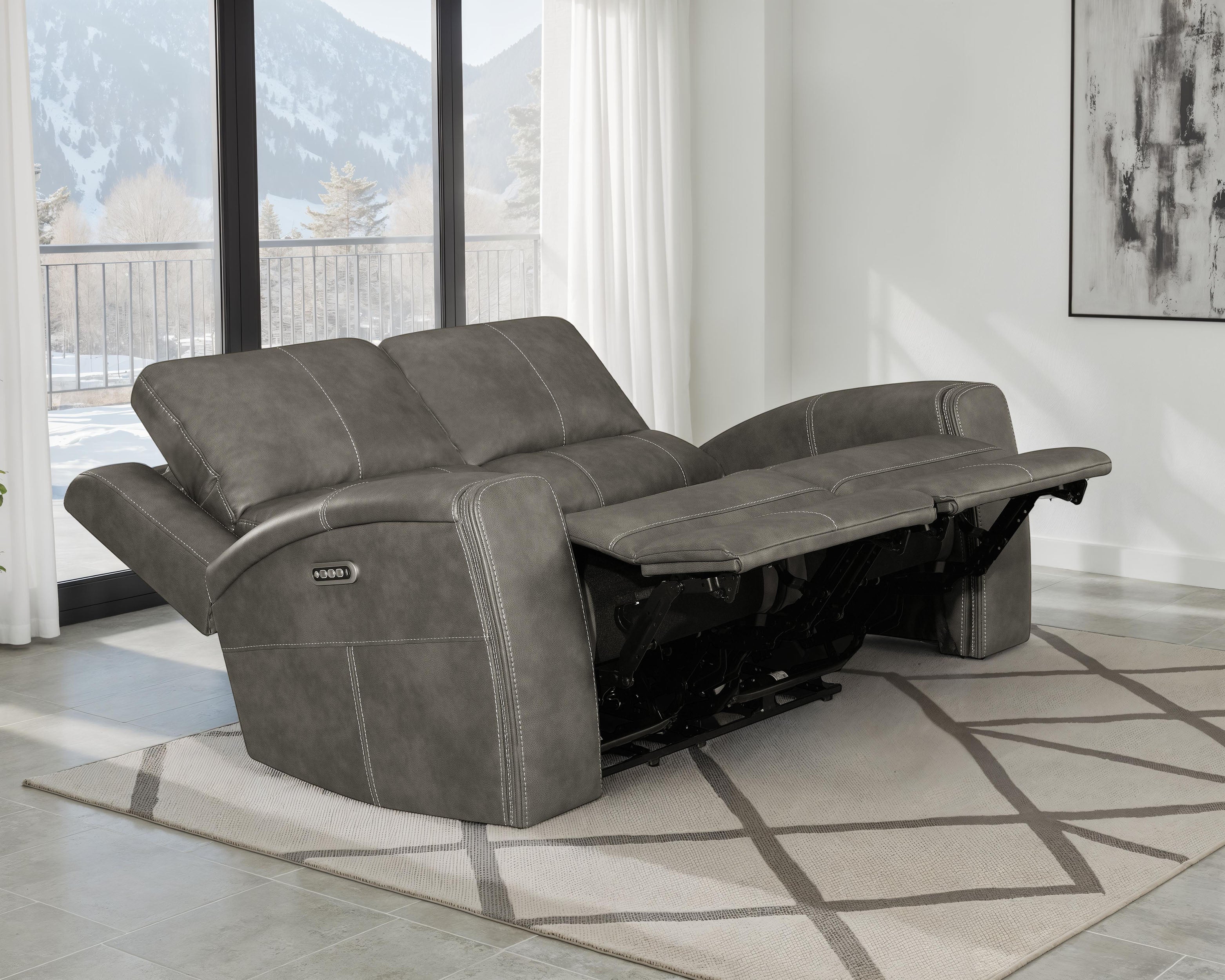 Brickston Triple Power Reclining Loveseat - Luxe Home Furnishings (Jersey City, NJ)