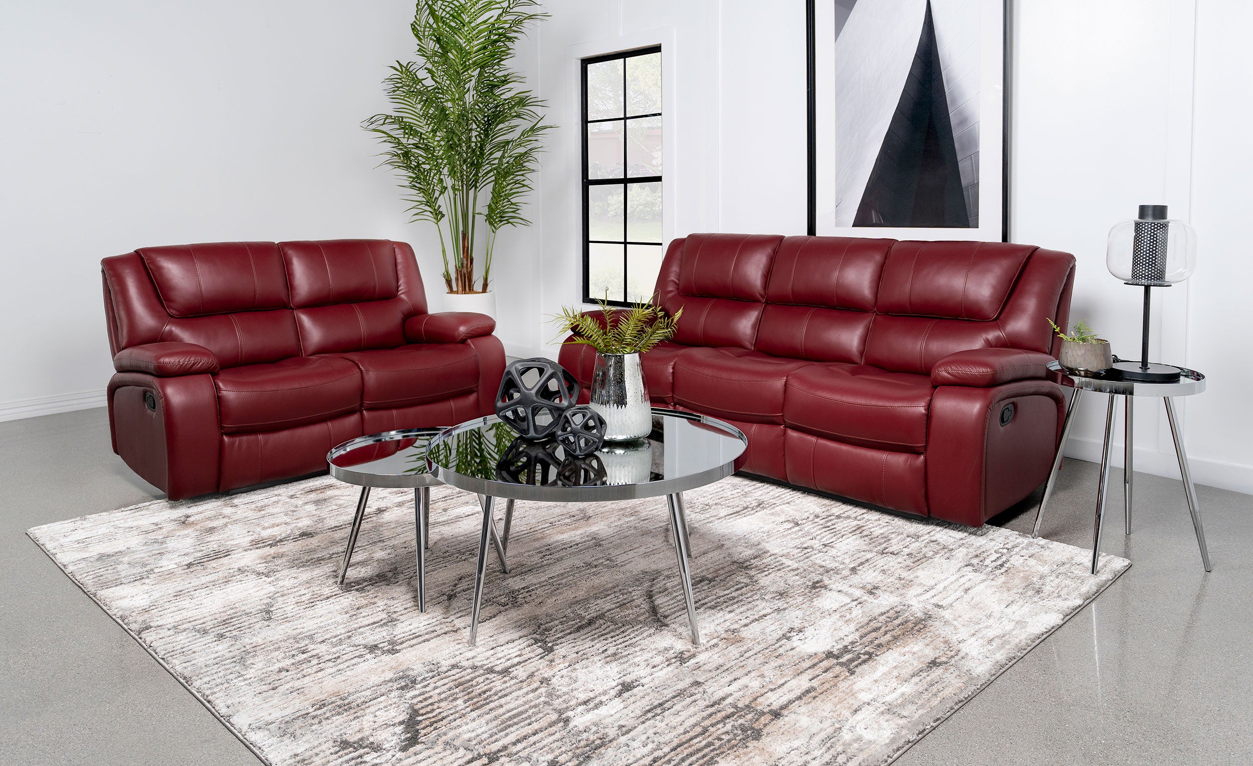 Camila Reclining Sofa Set - Luxe Home Furnishings (Jersey City, NJ)