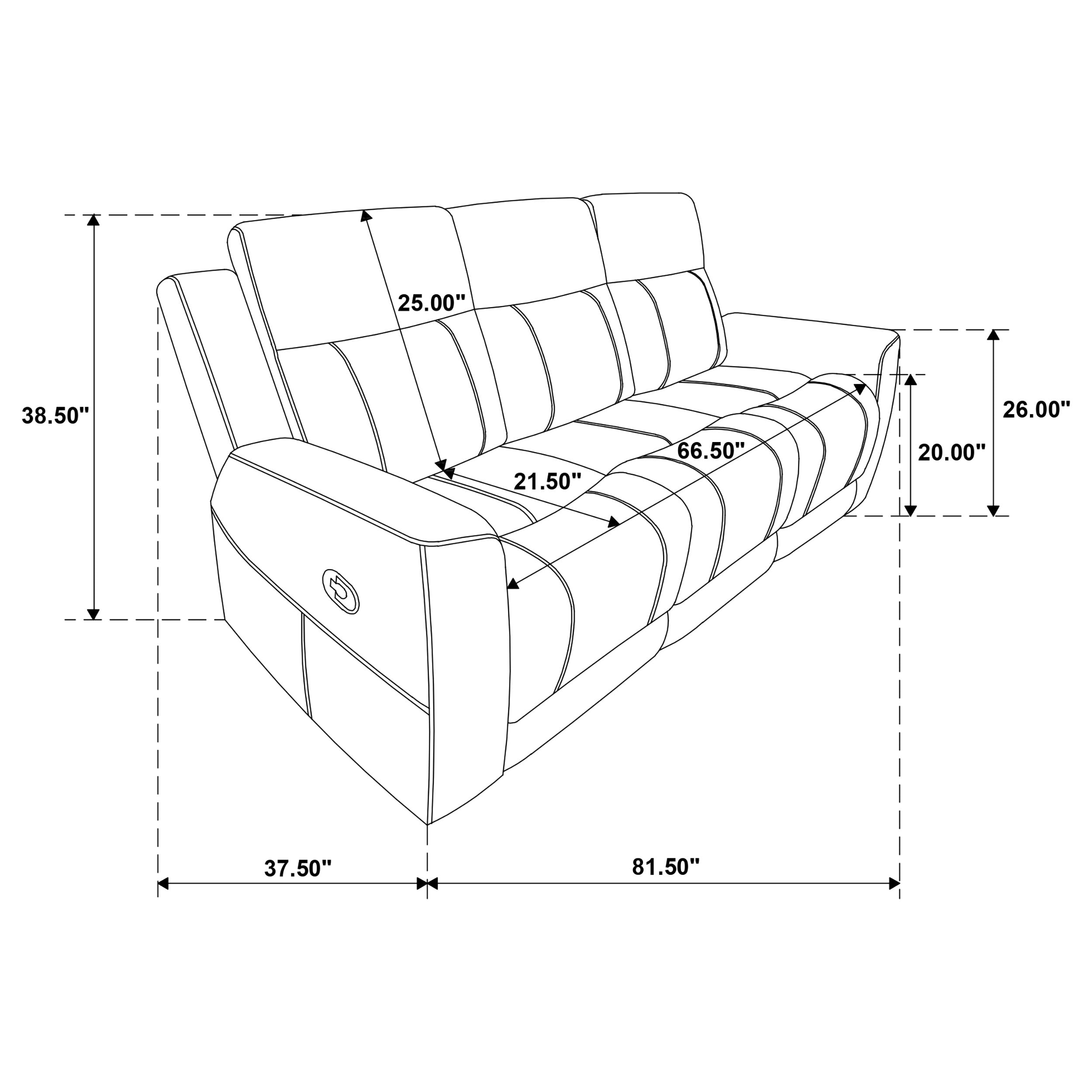 Brentwood Reclining Sofa Set - Luxe Home Furnishings (Jersey City, NJ)