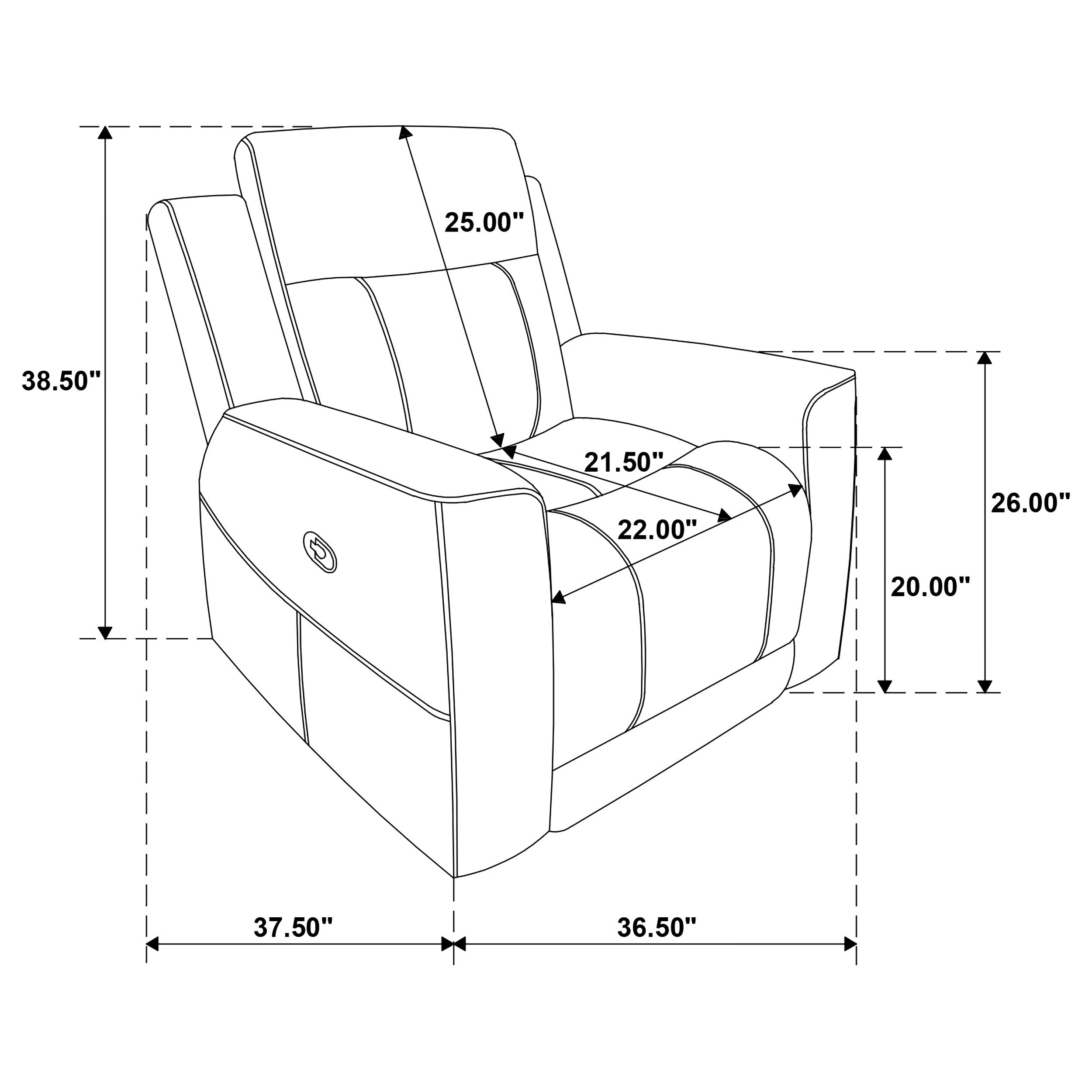 Brentwood Reclining Sofa Set - Luxe Home Furnishings (Jersey City, NJ)