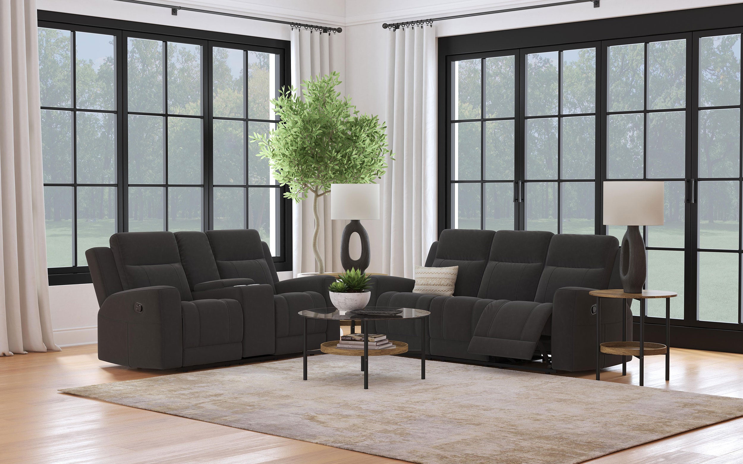 Brentwood Reclining Sofa Set - Luxe Home Furnishings (Jersey City, NJ)