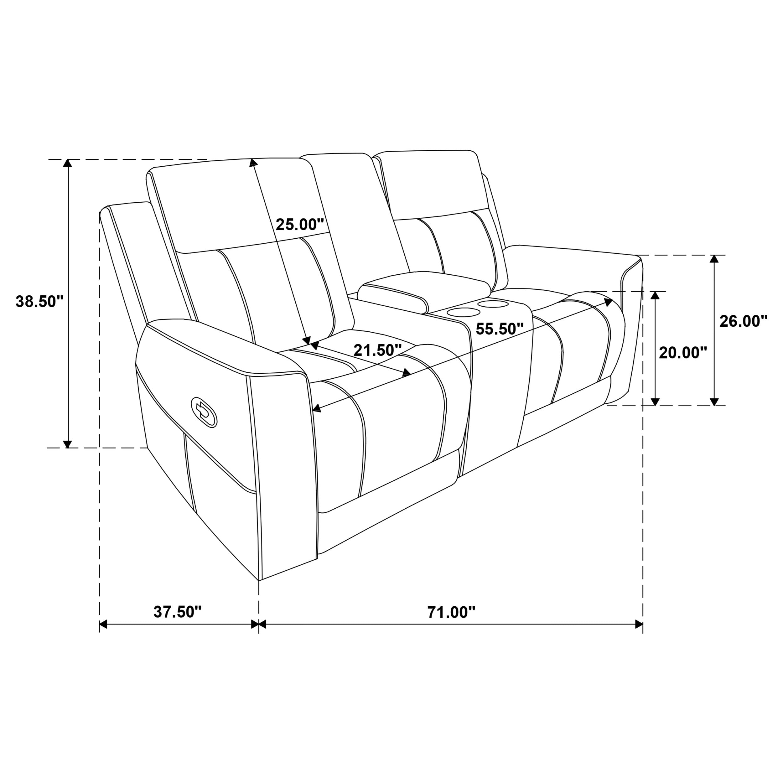Brentwood Reclining Sofa Set - Luxe Home Furnishings (Jersey City, NJ)