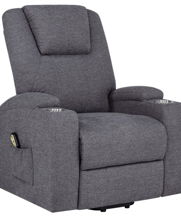 Louie Power Lift Massage Recliner - Luxe Home Furnishings (Jersey City, NJ)