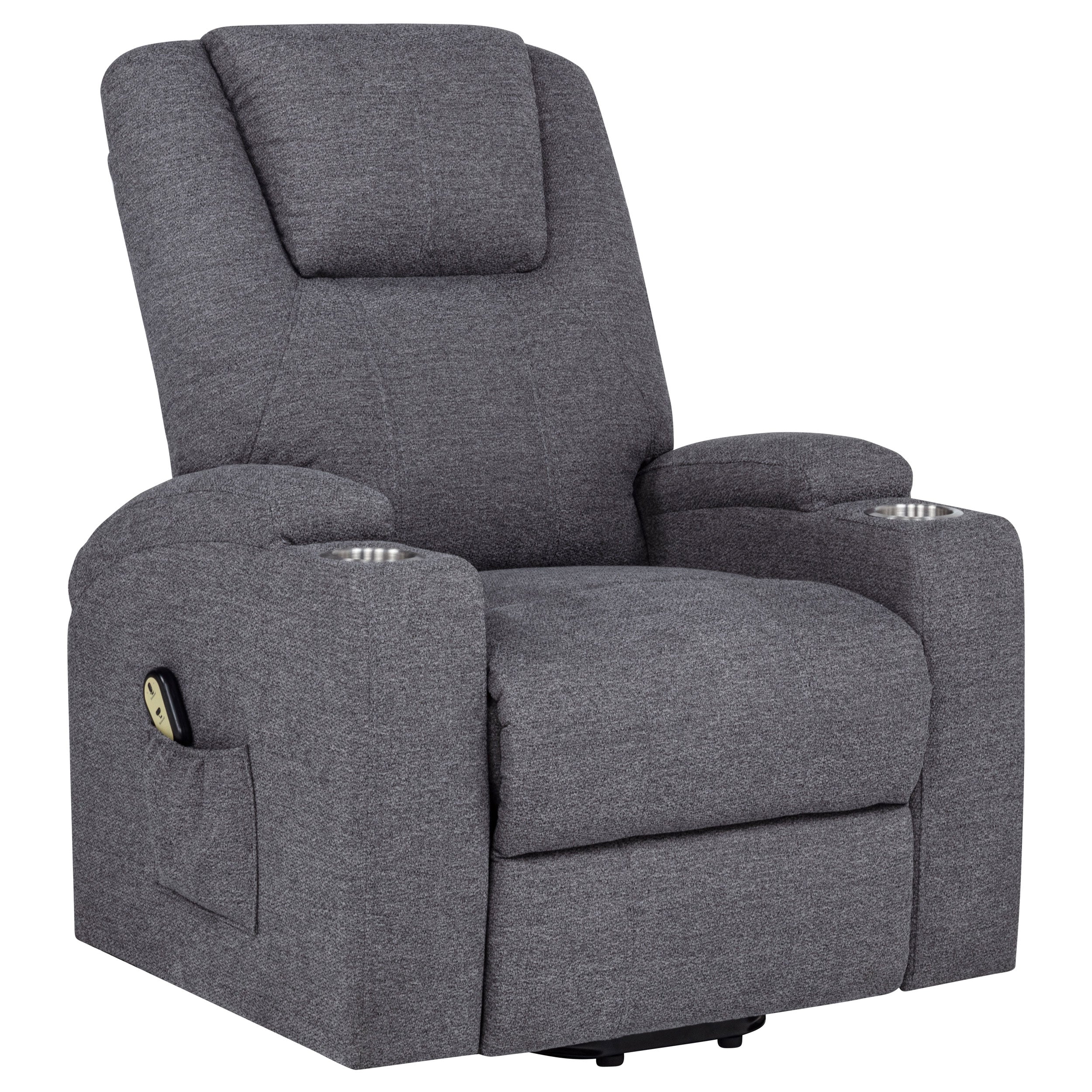 Louie Power Lift Massage Recliner - Luxe Home Furnishings (Jersey City, NJ)