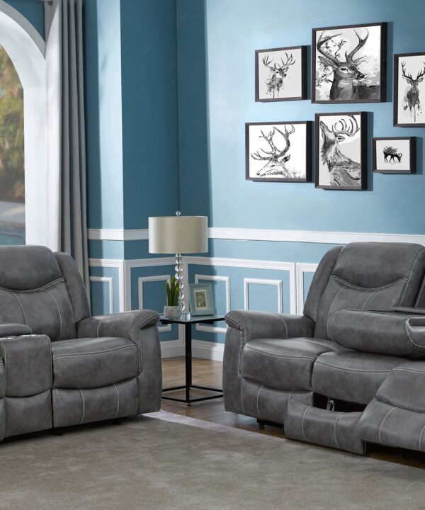 Conrad Reclining Sofa Set - Luxe Home Furnishings (Jersey City, NJ)