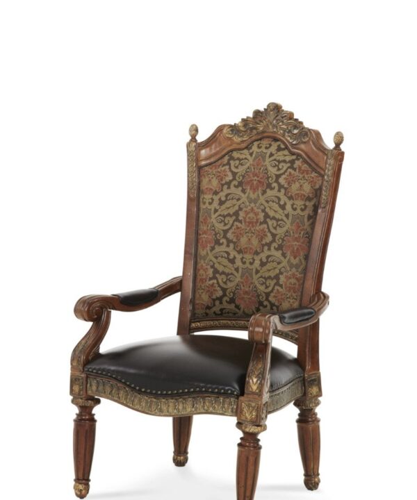 AICO Villa Valencia Arm Chair in Classic Chestnut (Set of 2) image