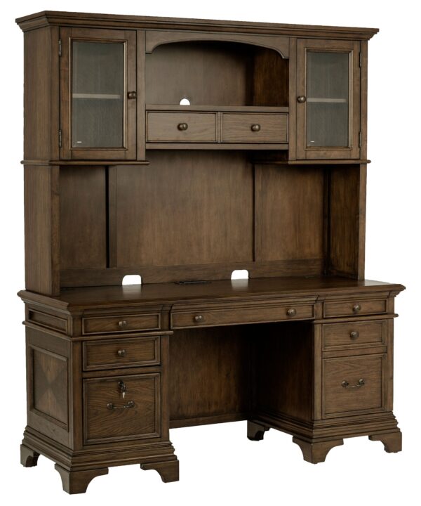Hartshill Credenza Desk with Hutch - Luxe Home Furnishings (Jersey City, NJ)