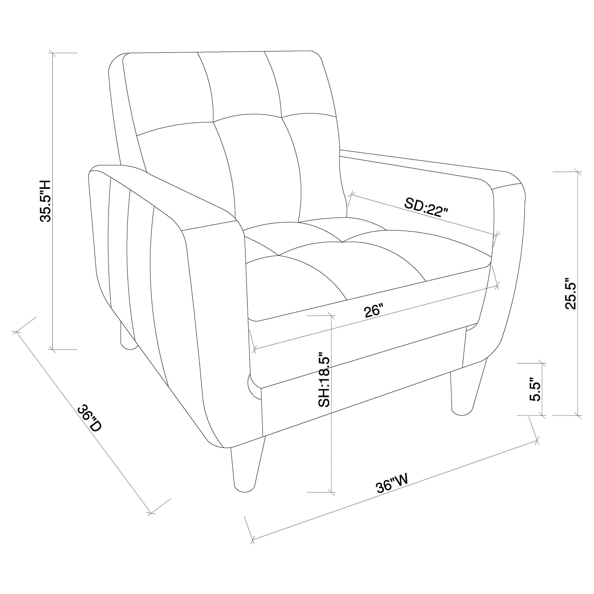 Aaron Accent Chair - Luxe Home Furnishings (Jersey City, NJ)