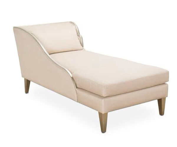 AICO Furniture Camden Court LAF Chaise Flax in Platinum image