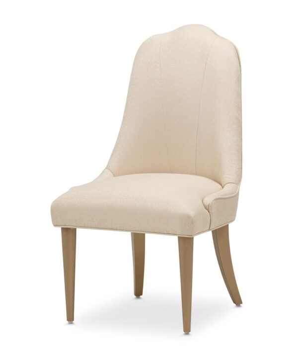 AICO Malibu Crest Side Chair in Crotch Mahogany (Set of 2) image