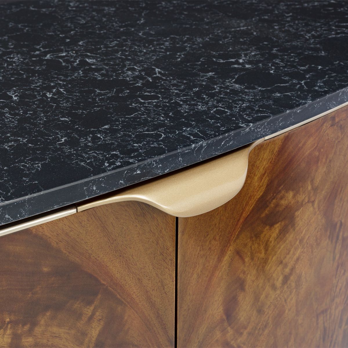 AICO Malibu Crest Sideboard in Crotch Mahogany - Luxe Home Furnishings (Jersey City, NJ)