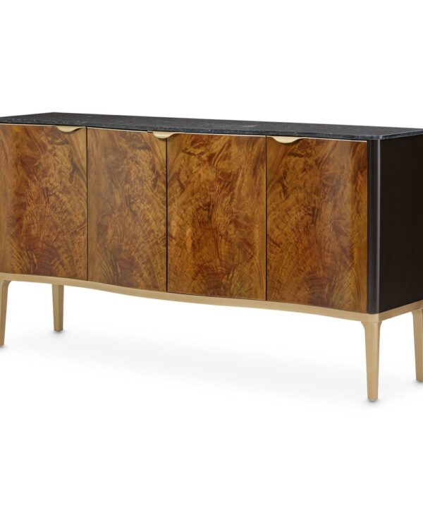 AICO Malibu Crest Sideboard in Crotch Mahogany image