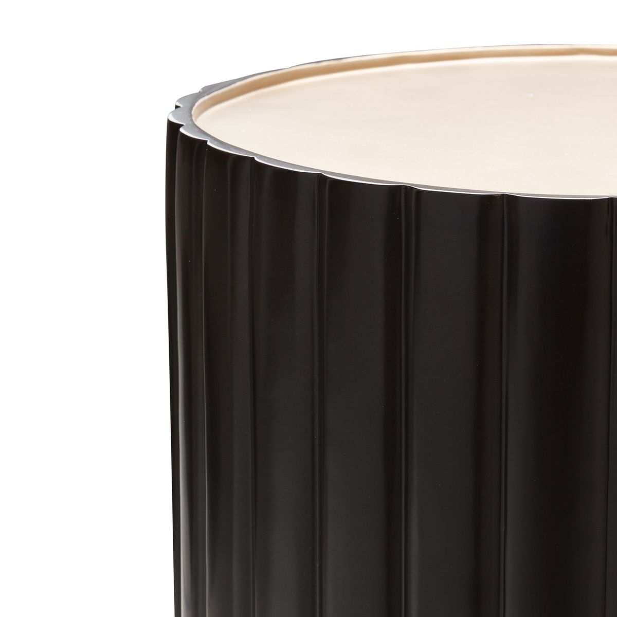 AICO Malibu Crest Round Chairside Table in Dark Espresso - Luxe Home Furnishings (Jersey City, NJ)