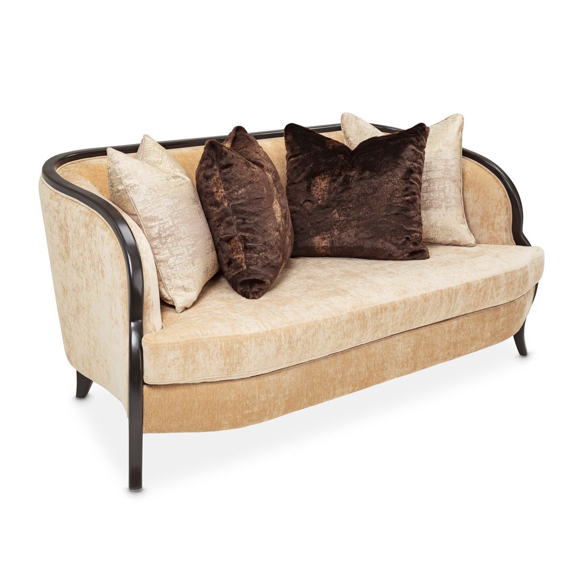 AICO Malibu Crest Loveseat in Dark Espresso - Luxe Home Furnishings (Jersey City, NJ)