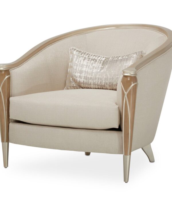 AICO Villa Cherie Chair in Caramel image