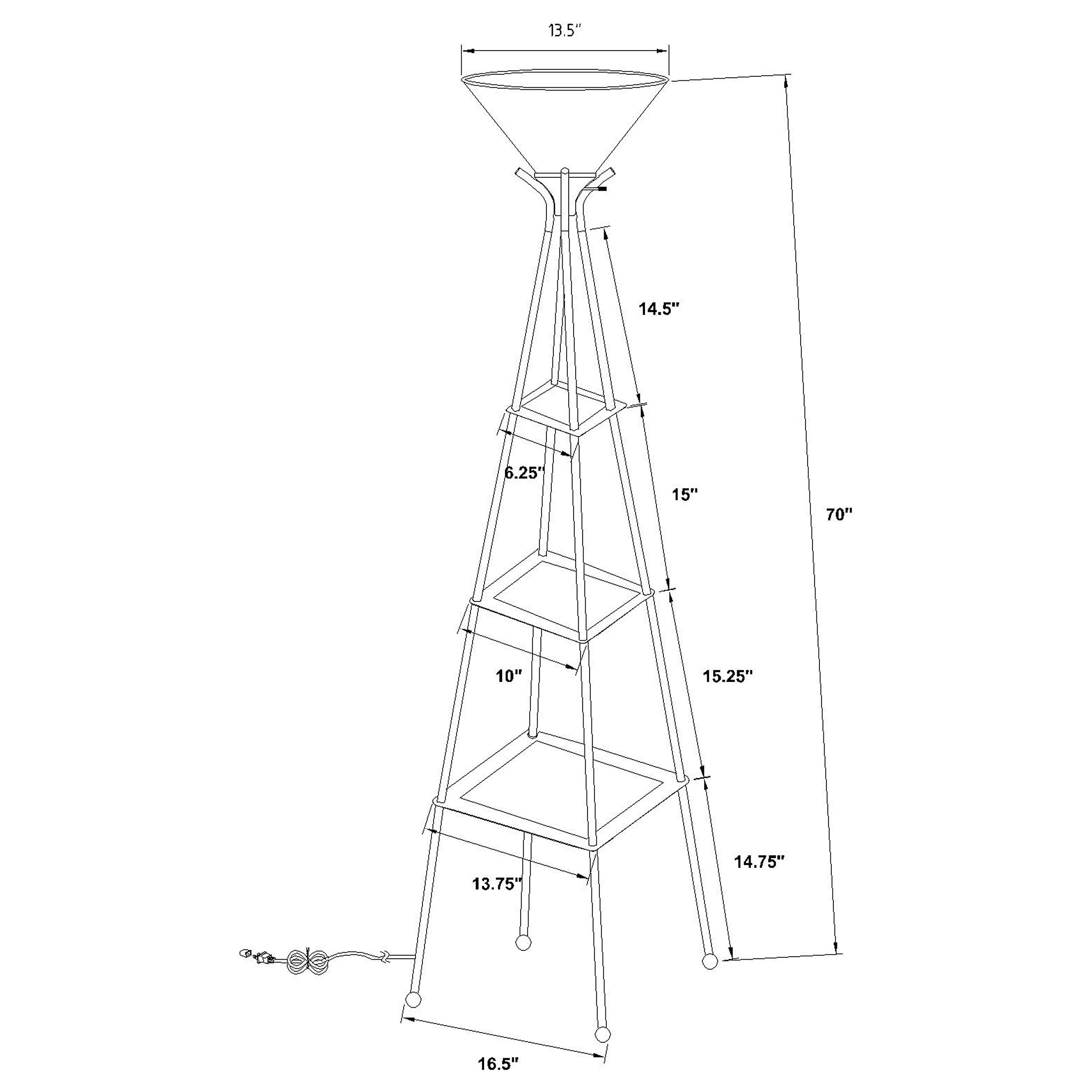 Gianni Floor Lamp - Luxe Home Furnishings (Jersey City, NJ)
