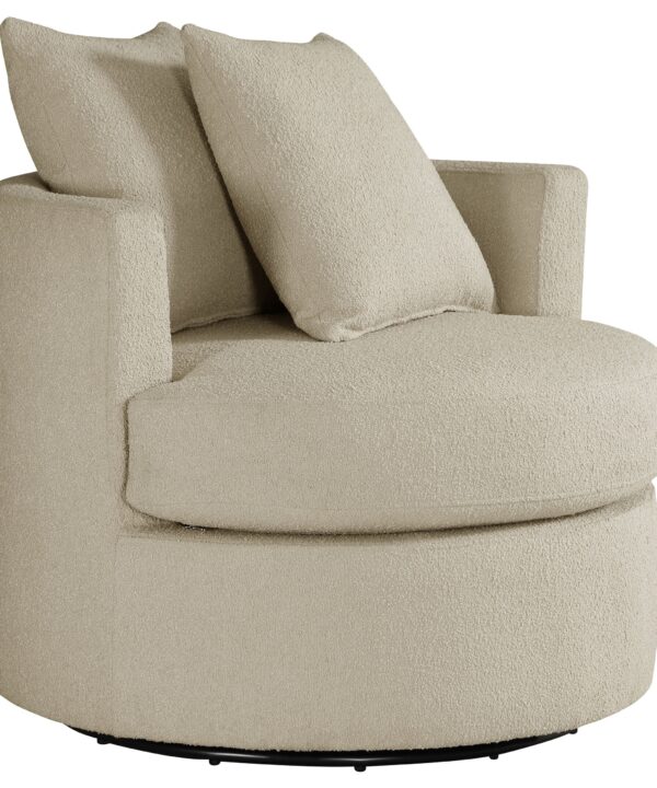 Debbie Swivel Accent Chair - Luxe Home Furnishings (Jersey City, NJ)