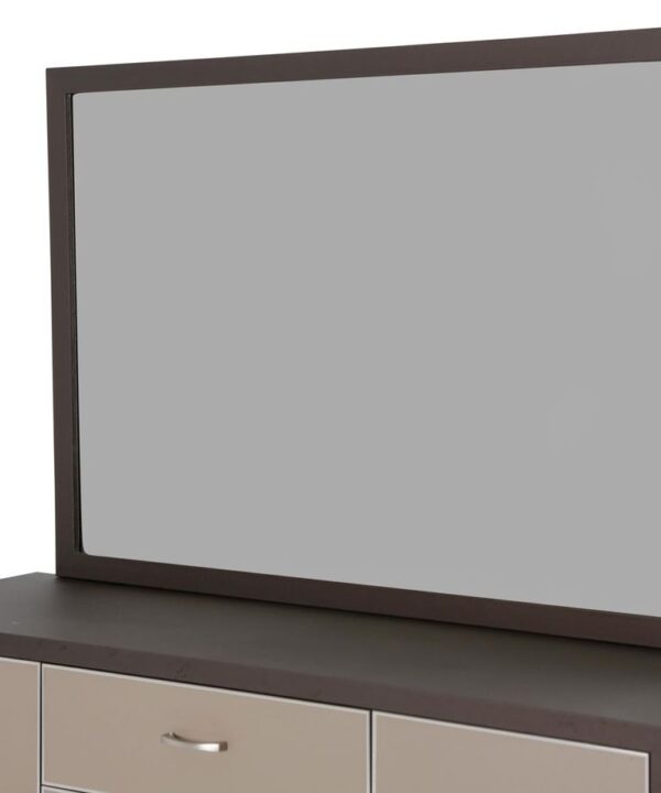 Aico 21 Cosmopolitan Mirror in Taupe/Umber image