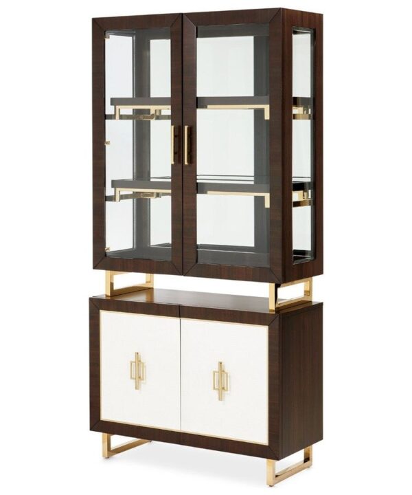 AICO Belmont Place Display Cabinet in Espresso image