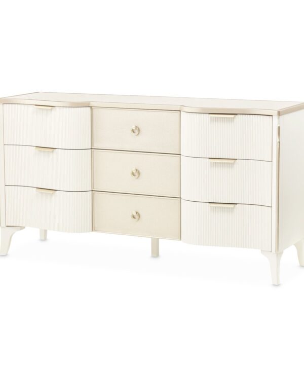 AICO Furniture La Marisia Dresser in Creamy Pearl image