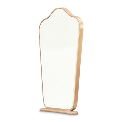 AICO Furniture Camellia Field Vanity Mirror in Warm Pecan - Luxe Home Furnishings (Jersey City, NJ)