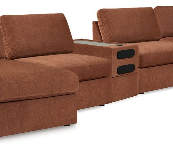 Modmax 5 Piece Sectional with Audio Console
