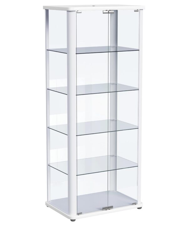 Aero Curio Cabinet with LED Lighting - Luxe Home Furnishings (Jersey City, NJ)
