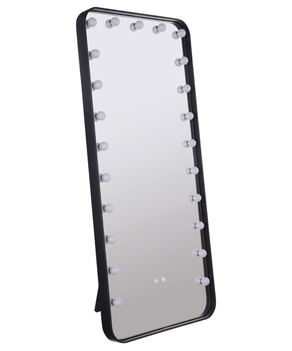 Canton Standing Mirror with LED Lighting and Bluetooth Speaker
