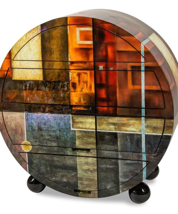 Illusions Round Chest - Luxe Home Furnishings (Jersey City, NJ)