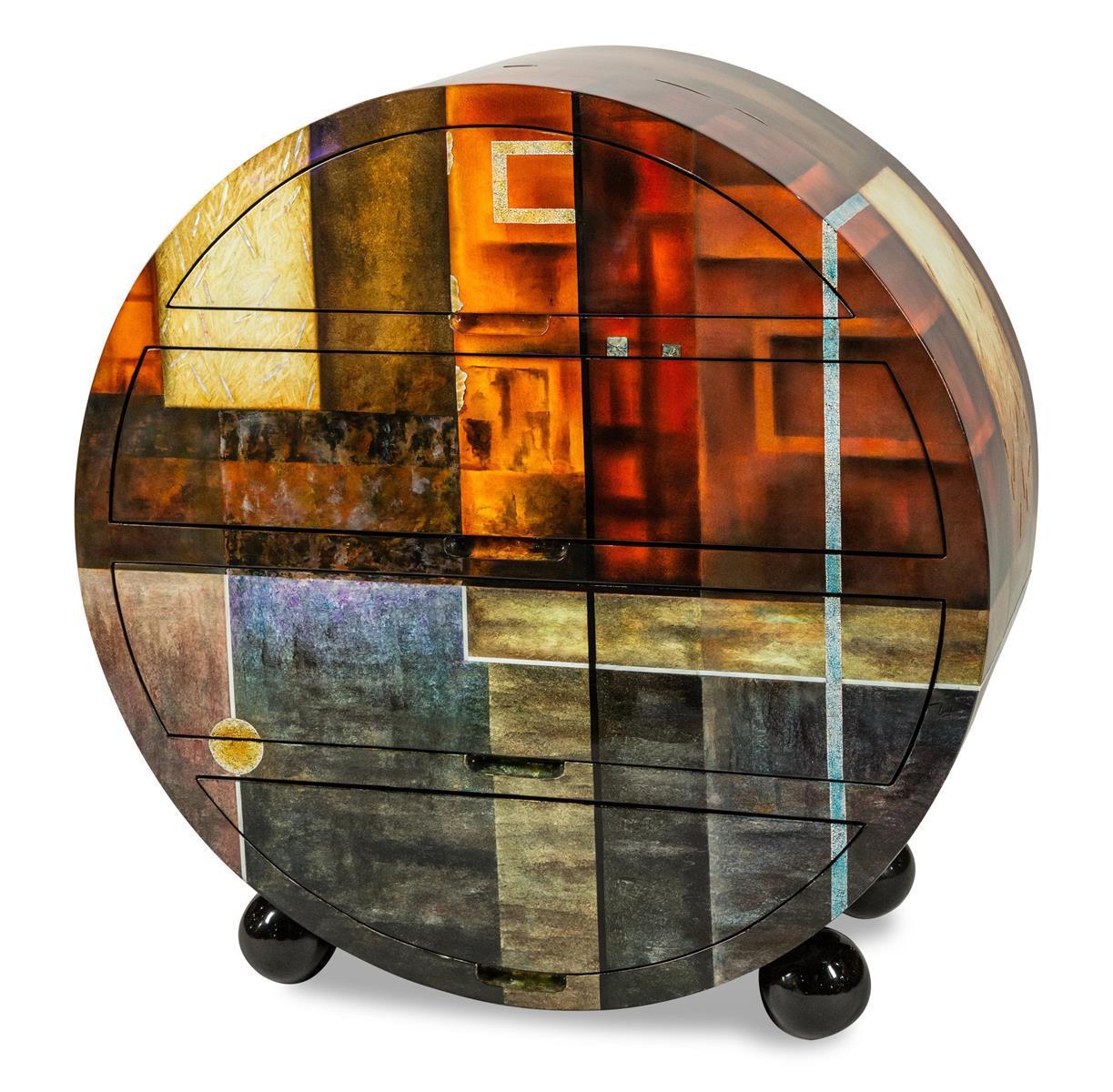 Illusions Round Chest - Luxe Home Furnishings (Jersey City, NJ)