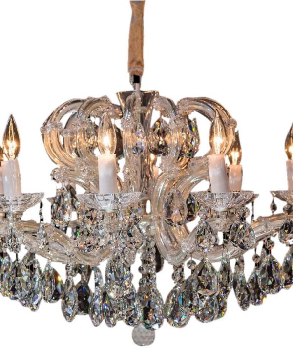 Lighting Alhambra 12 Light Chandelier in Clear and Silver - Luxe Home Furnishings (Jersey City, NJ)
