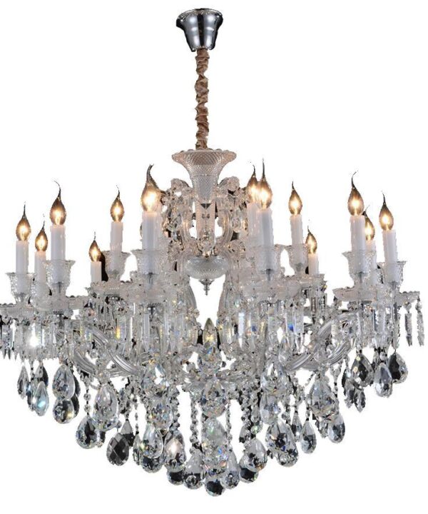 Lighting Chambord 25 Light Chandelier in Clear and Chrome - Luxe Home Furnishings (Jersey City, NJ)