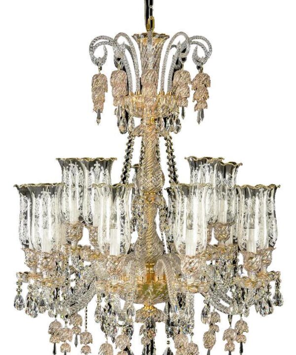 Lighting Garnier 15 Light Chandelier in Clear and Gold - Luxe Home Furnishings (Jersey City, NJ)