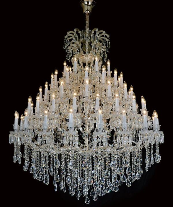 Lighting Grand Versailles 45 Light Chandelier in Clear and Gold - Luxe Home Furnishings (Jersey City, NJ)