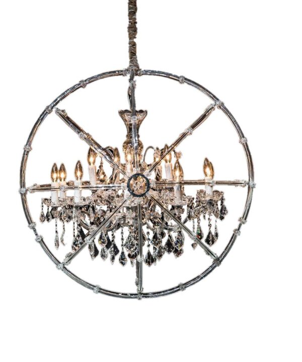 Lighting Pena 15 Light Chandelier in Clear and Chrome - Luxe Home Furnishings (Jersey City, NJ)