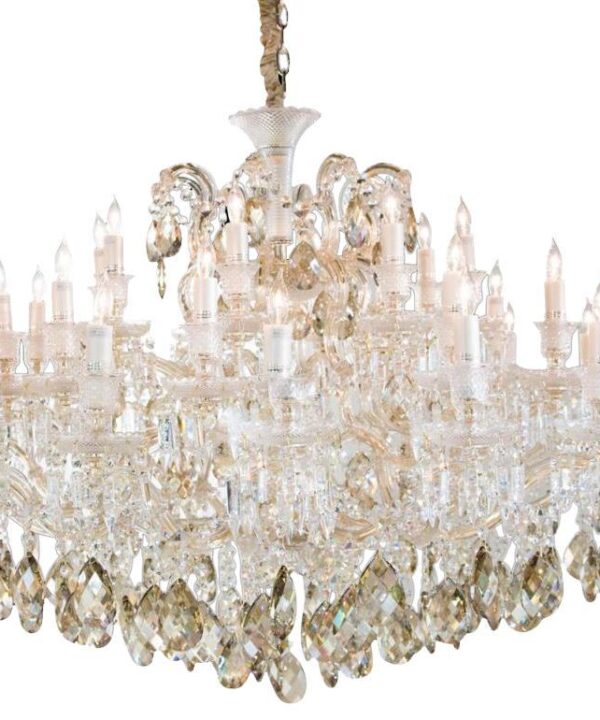 Lighting San Carlo 37 Light Chandelier in Clear and Gold - Luxe Home Furnishings (Jersey City, NJ)