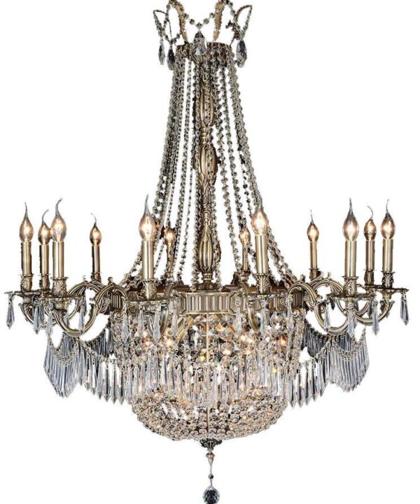 Lighting Summer Place 24 Light Chandelier in Clear and Antique - Luxe Home Furnishings (Jersey City, NJ)
