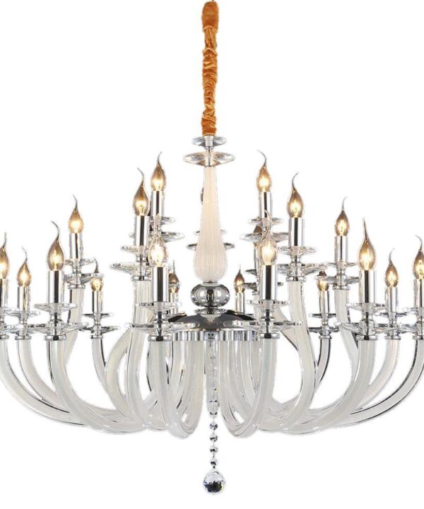 Lighting San Marco 21 Light Chandelier in Opalescent and Chrome - Luxe Home Furnishings (Jersey City, NJ)