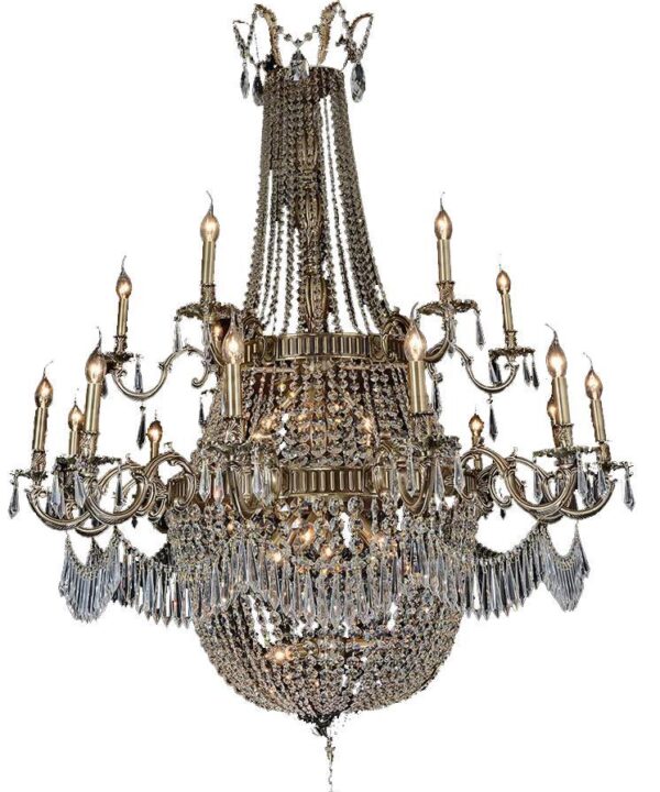 Lighting Summer Place 30 Light Chandelier in Clear and Antique - Luxe Home Furnishings (Jersey City, NJ)