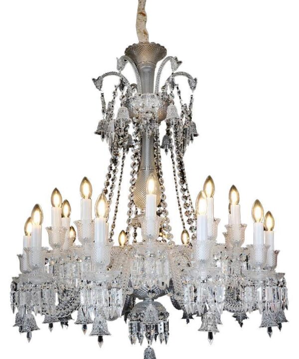 Lighting Treviso 20 Light Chandelier in Clear and Chrome - Luxe Home Furnishings (Jersey City, NJ)