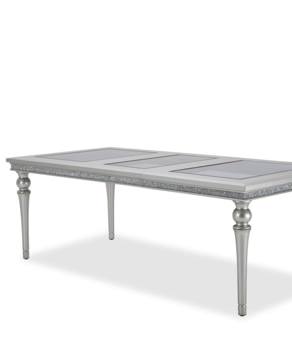 Melrose Plaza Leg Dining Table in Dove 9019000-118 - Luxe Home Furnishings (Jersey City, NJ)