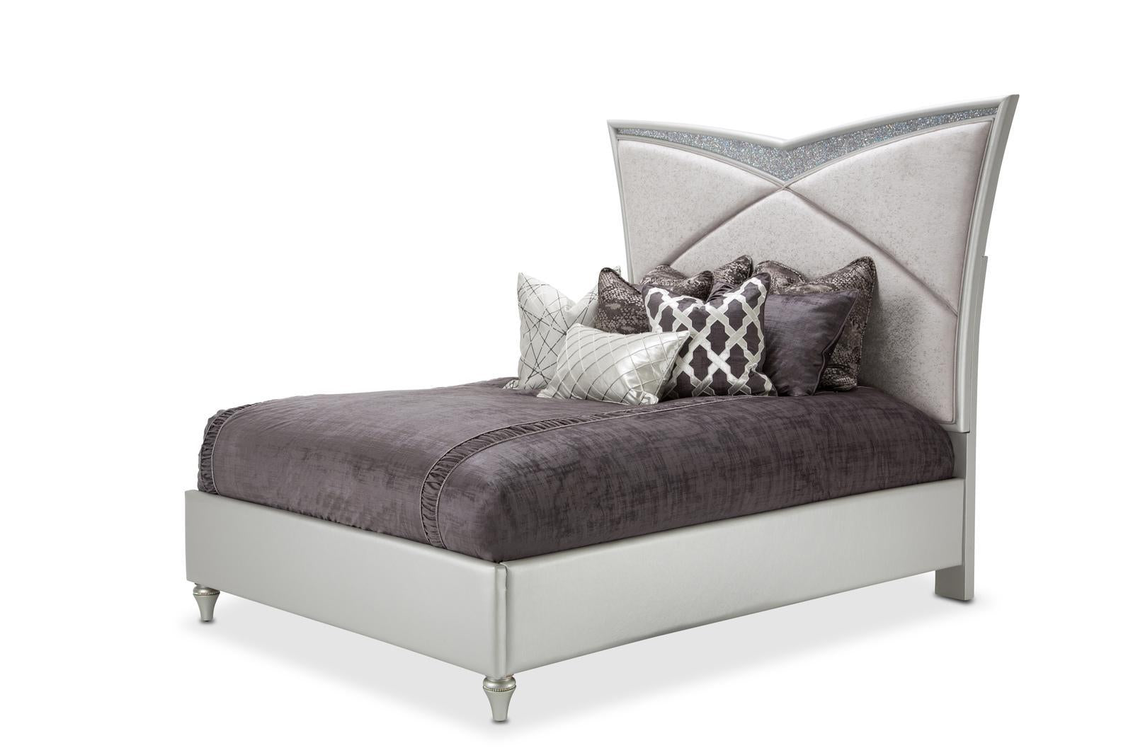 Melrose Plaza King Upholstered Bed in Dove 9019000EK-118 - Luxe Home Furnishings (Jersey City, NJ)
