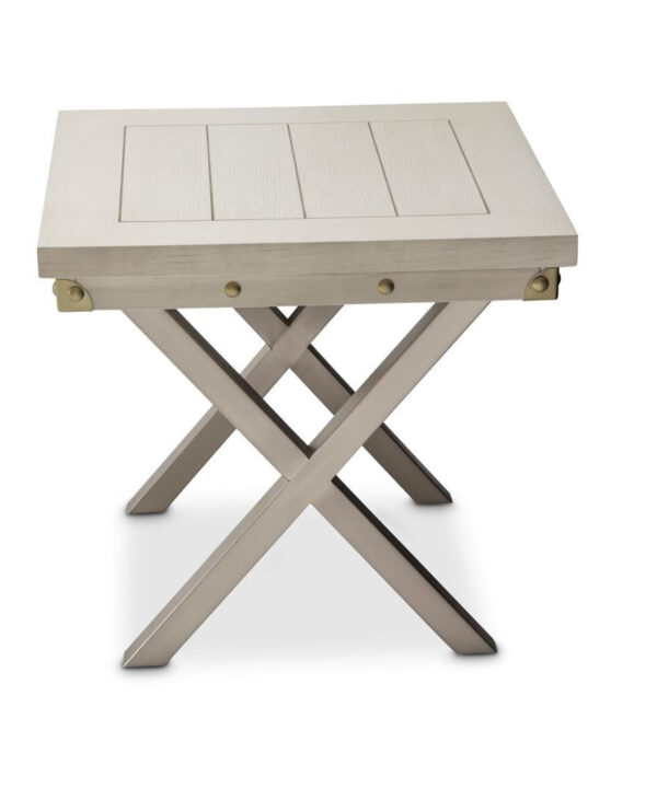 Menlo Station End Table in DoveGray - Luxe Home Furnishings (Jersey City, NJ)