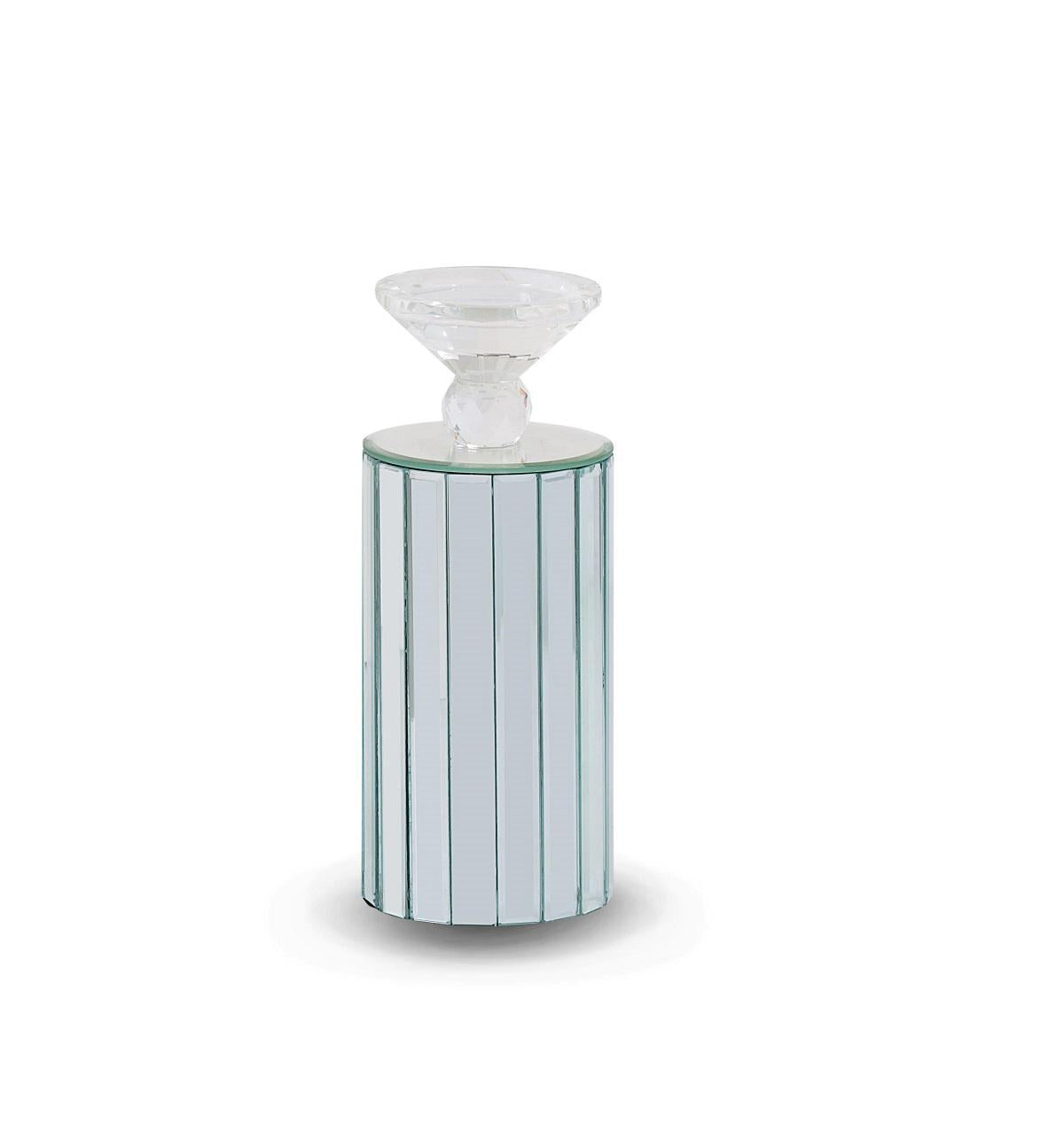 Montreal Barrel Mirrored Candle Holder, (6/pack) - Luxe Home Furnishings (Jersey City, NJ)